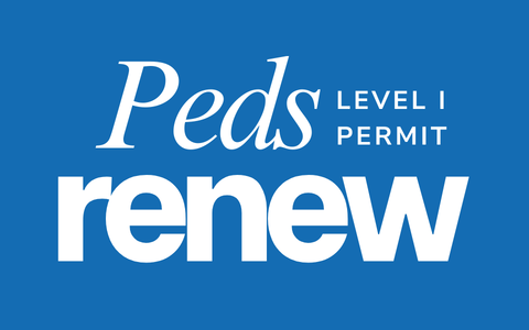 Pediatric Level 1 Permit Renewal for Dentists (Hybrid)