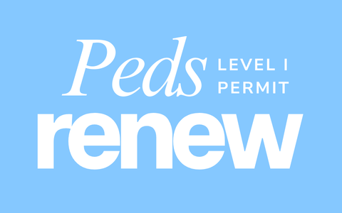 Pediatric Level 1 Permit Renewal for Dentists (Online)