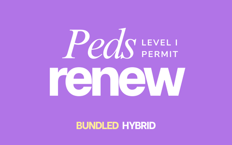 Pediatric Level 1 Permit Renewal for Dentists + BLS (Hybrid)
