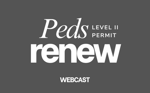Pediatric Level 2 Permit Renewal for Dentists (Webcast)
